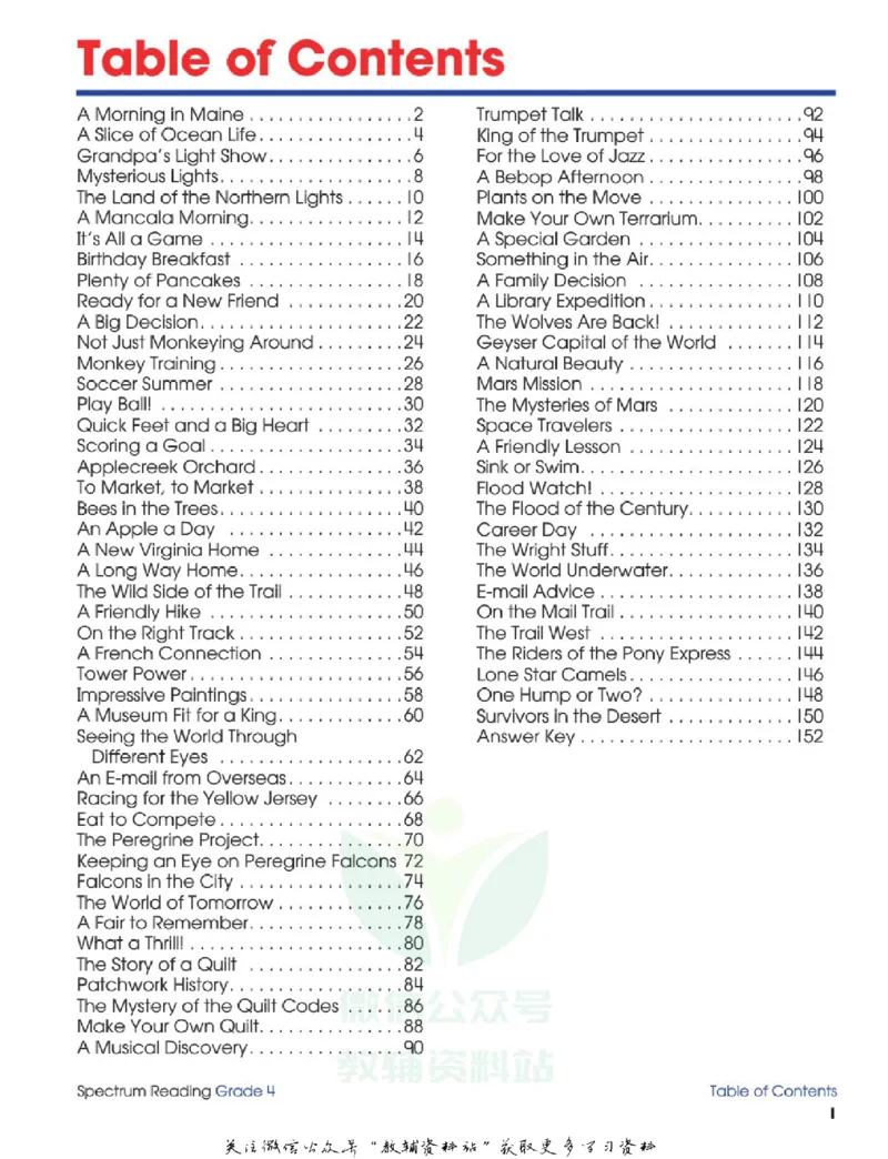《SpectrumReadingWorkbookG4_小初高学习资料合集（每天更新）_国外原版英文教辅汇总_SpectrumReadingWorkbook》第5页预览