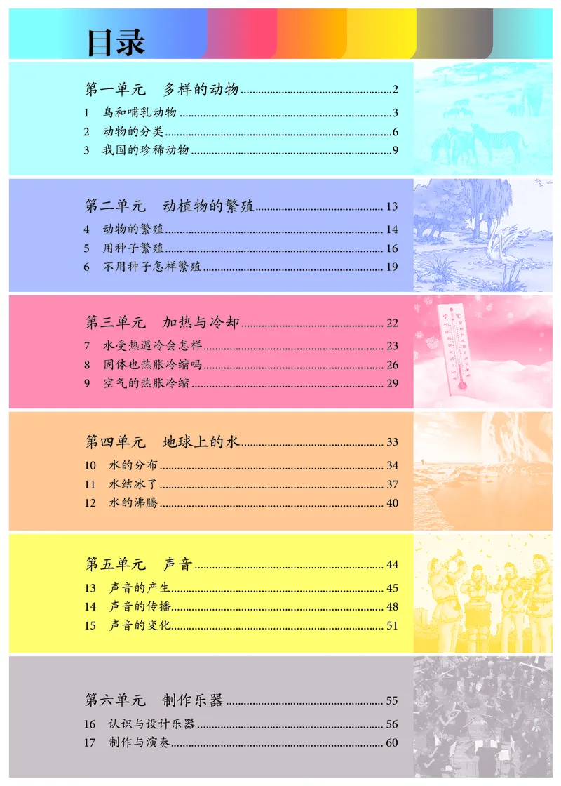 《义务教育教科书科学四年级上册_小学1-6年级全科全套_2025更新专题（含教材）_寒假预复习必备资料2024新版小学教材电子版_小学科学_人教版（无水印）》第4页预览