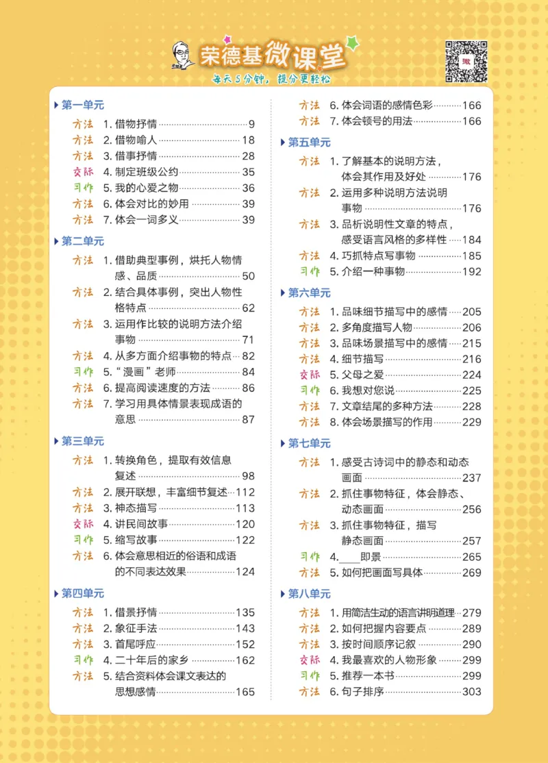 《五（上）语文《点拨》_小学1-6年级全科全套_1-6年级全科上册_五年级_五年级上语文_语文五上课前预习专项》第8页预览