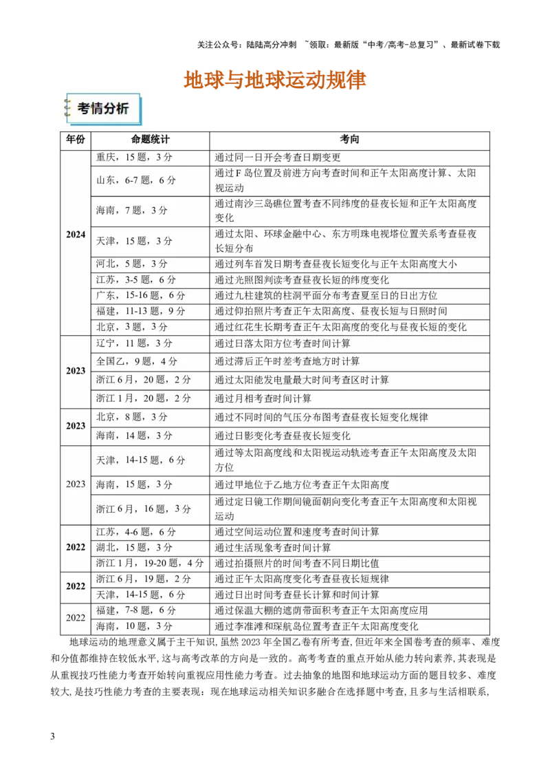 《地理（一）-2025年高考考前20天终极冲刺攻略_07-地理-高考总复习_三轮冲刺_2025年高考地理考前20天终极冲刺攻略》第3页预览