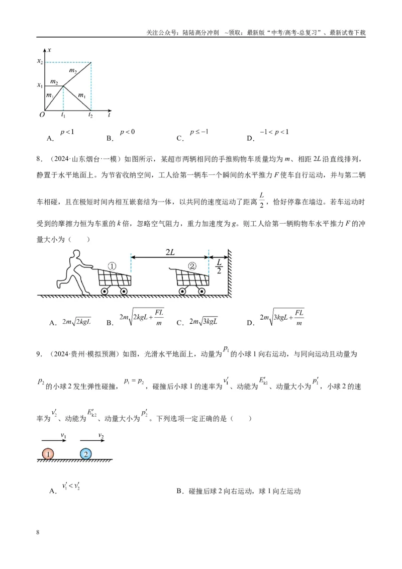《专题10碰撞与类碰撞模型（学生版）_04-物理-高考总复习_专项复习_2025年_2025年高中高考物理模型与方法_资料_10高考物理热点模型与方法归纳（一轮）》第8页预览