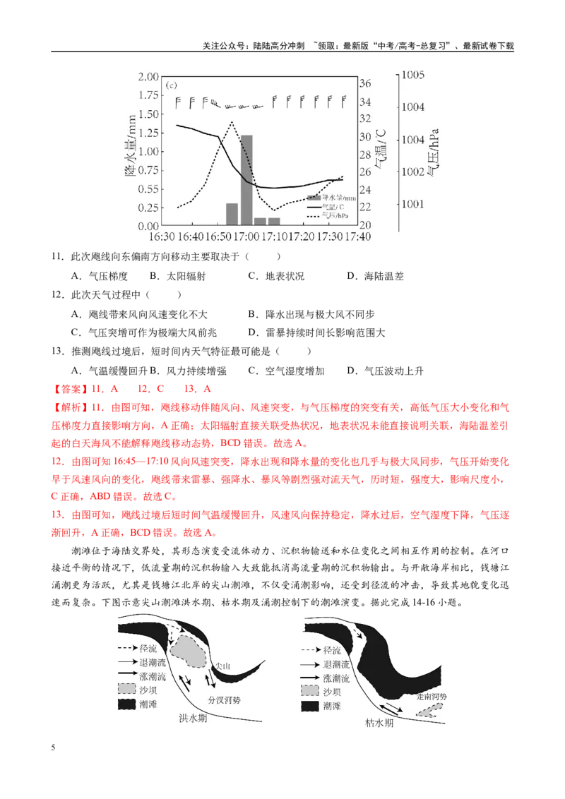 《地理（江西卷01）（全解全析）_07-地理-高考总复习_专项复习_2025年_2025年高考押题预测卷（多地区）地理》第5页预览