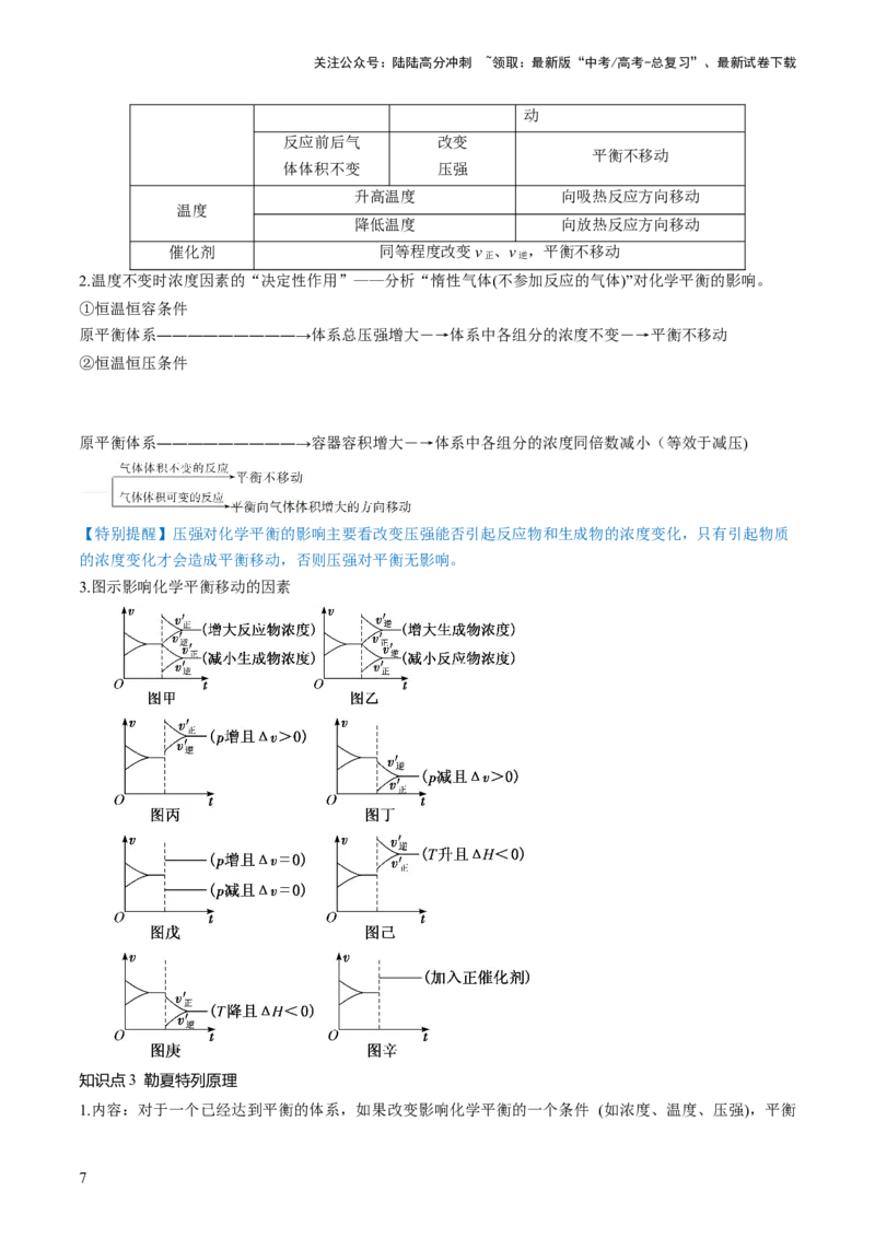 《第25讲化学反应平衡（讲义）（原卷版）_05-化学-高考总复习_一轮复习_2024年_2024年高考化学一轮复习讲练测(课件+讲义+练习)（新高考）_讲义+练习》第7页预览