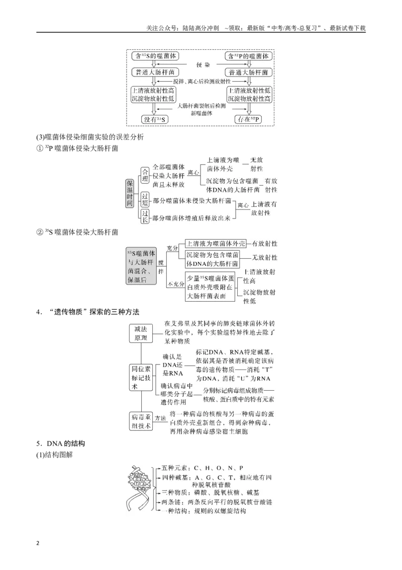 《专题10遗传的分子基础（解析版）_06-生物-高考总复习_专项复习_2024年_2024年高考生物经典小题必刷_资料》第2页预览