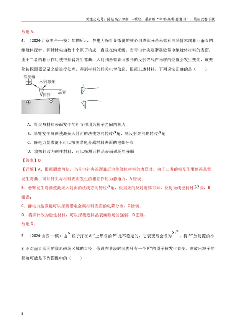 《专题11磁场及带电粒子在磁场中的运动（解析版）_04-物理-高考总复习_专项复习_2024年_2024届新高考物理冲刺专项训练300题_资料》第3页预览