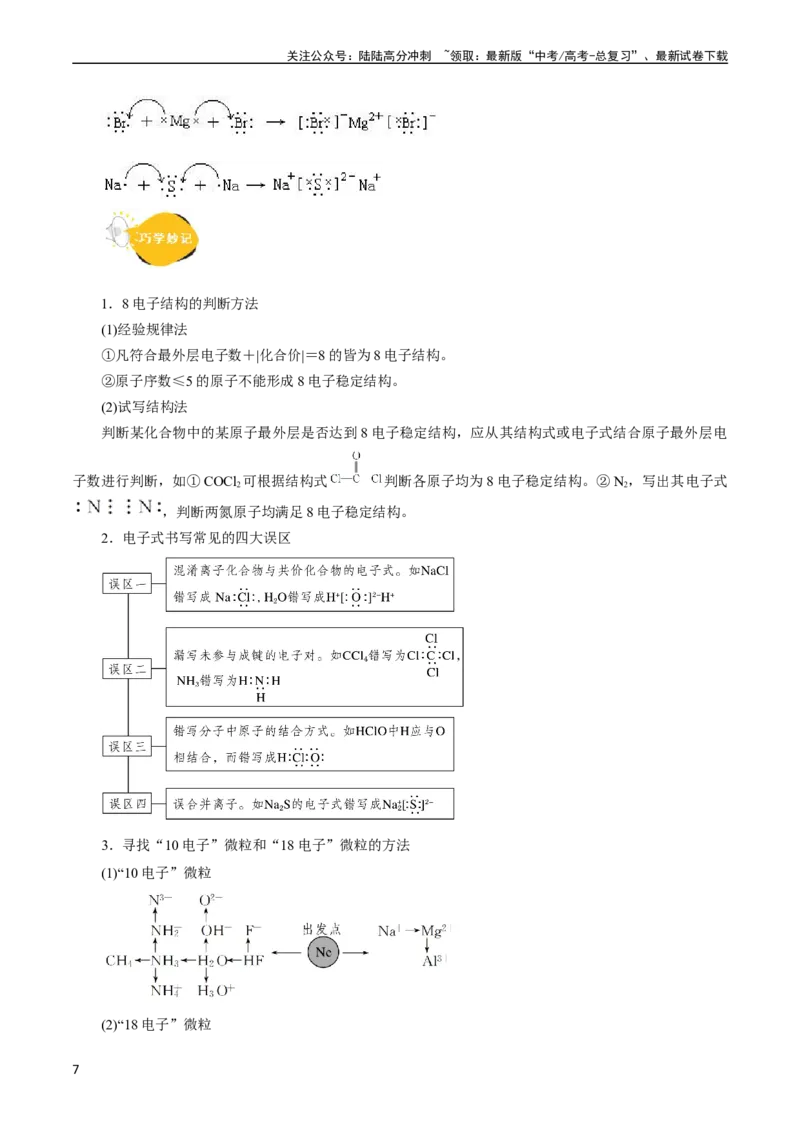 《考点06原子结构(核心考点精讲)_05-化学-高考总复习_一轮复习_2024年_2024年高考化学一轮复习考点帮（全国通用）_考点06原子结构（核心考点精讲精练）（全国通用）》第7页预览