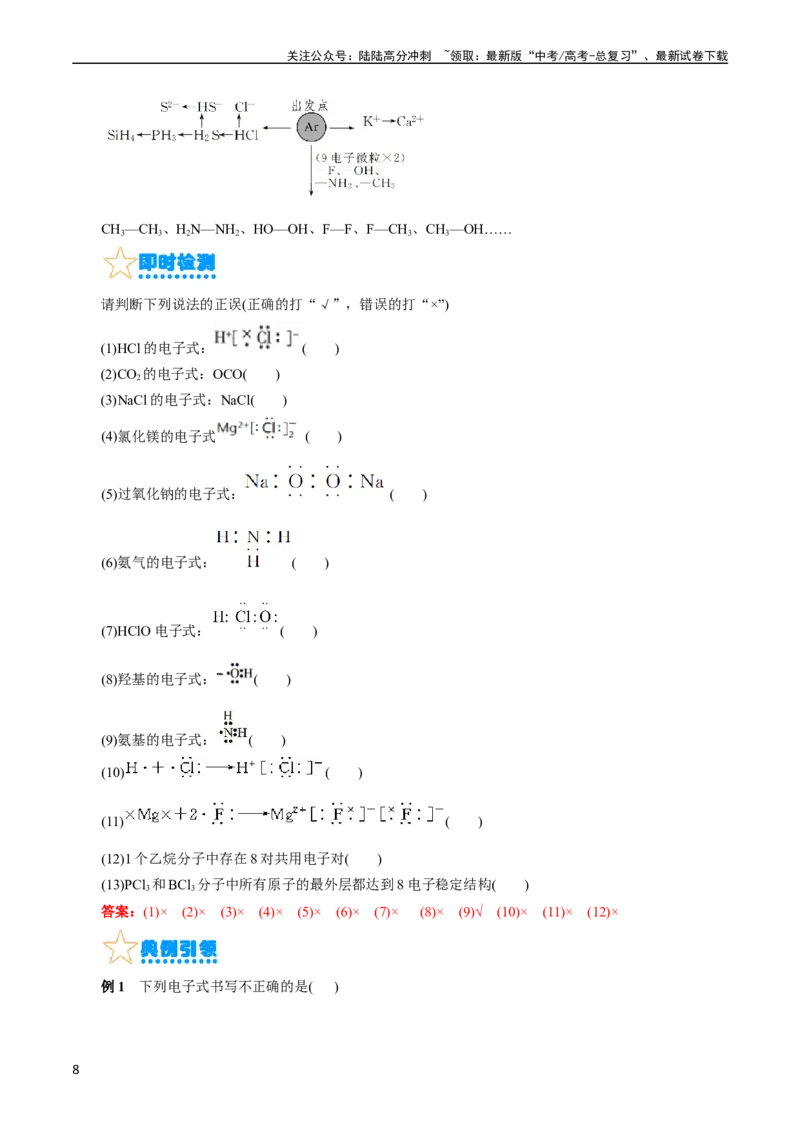 《考点06原子结构(核心考点精讲)_05-化学-高考总复习_一轮复习_2024年_2024年高考化学一轮复习考点帮（全国通用）_考点06原子结构（核心考点精讲精练）（全国通用）》第8页预览