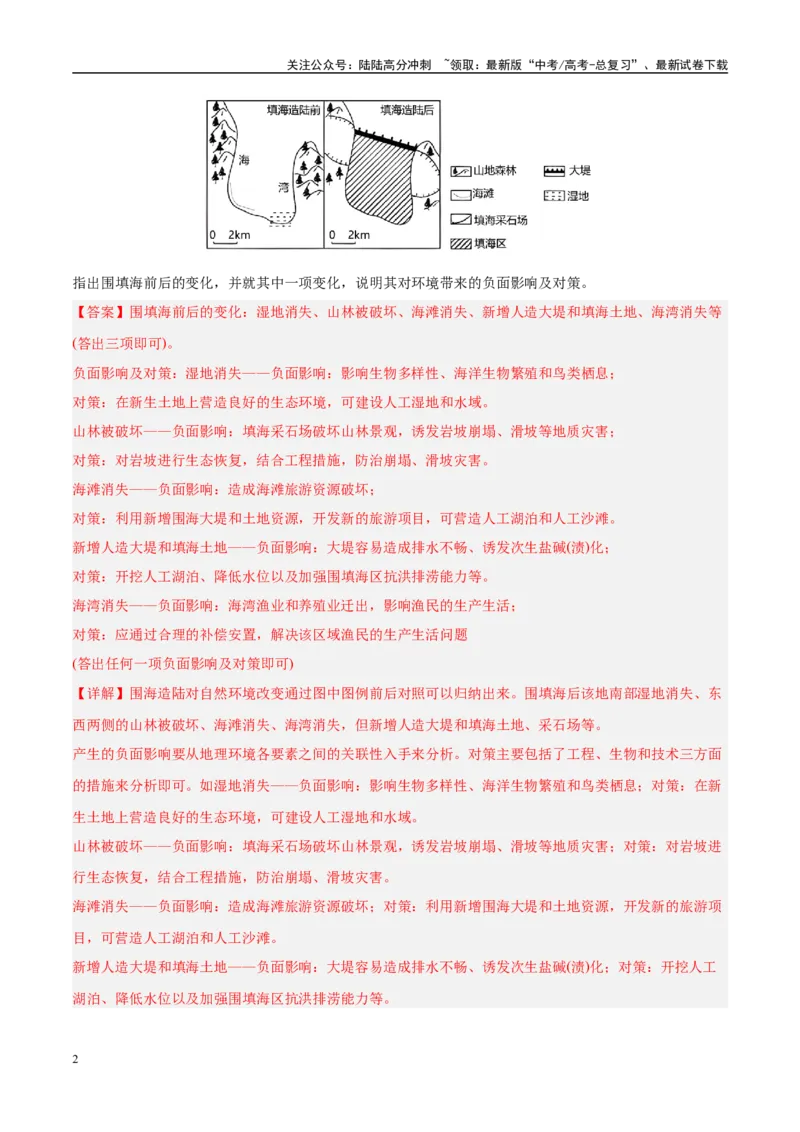 《专题13环境与发展-（解析版）_07-地理-高考总复习_专项复习_2025年_十年（2015-2024）高考地理真题分类汇编（全国通用）》第2页预览
