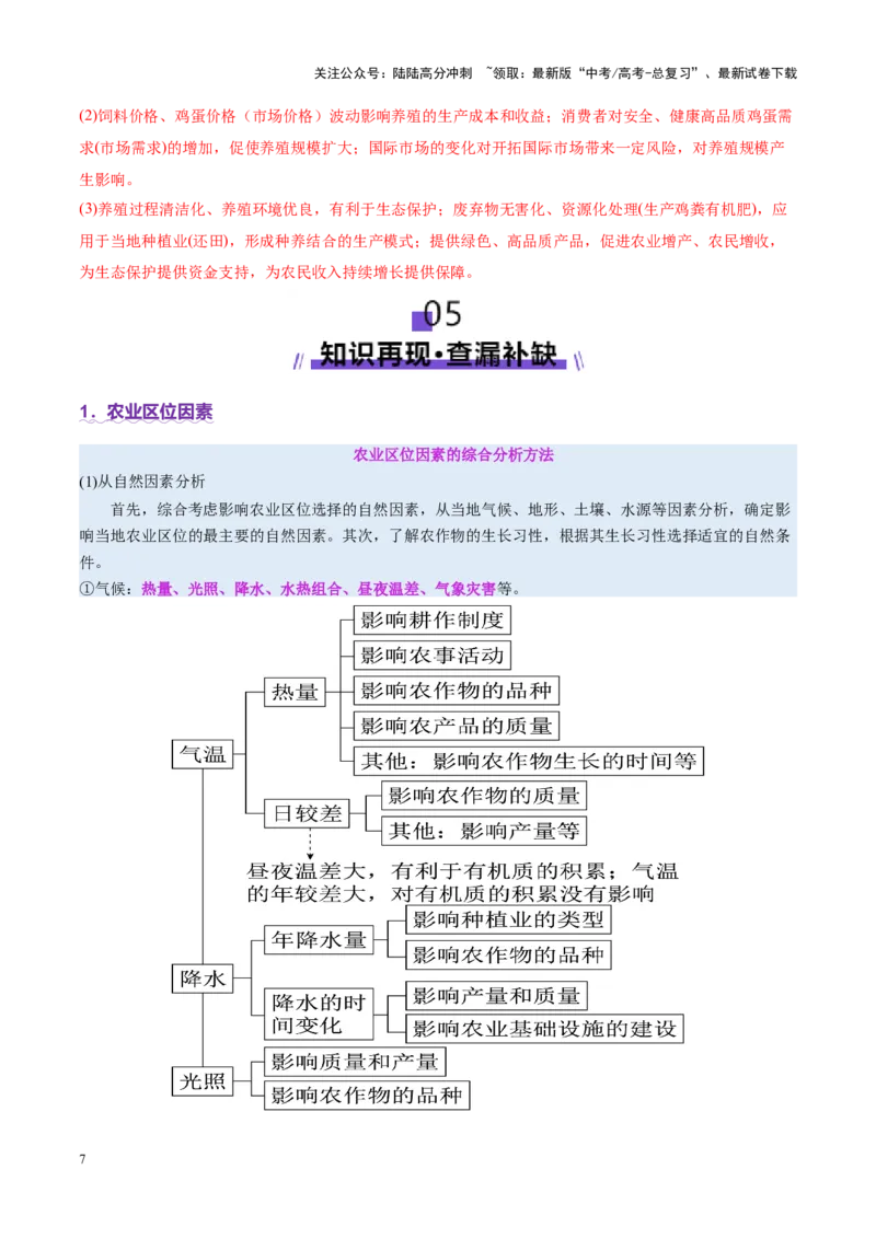 《专题09产业区位与产业发展（讲义）（教师版）_07-地理-高考总复习_二轮复习_2025年_2025年高考地理二轮复习课件+讲义+练习（新高考通用）_专题9产业区位与产业发展》第7页预览