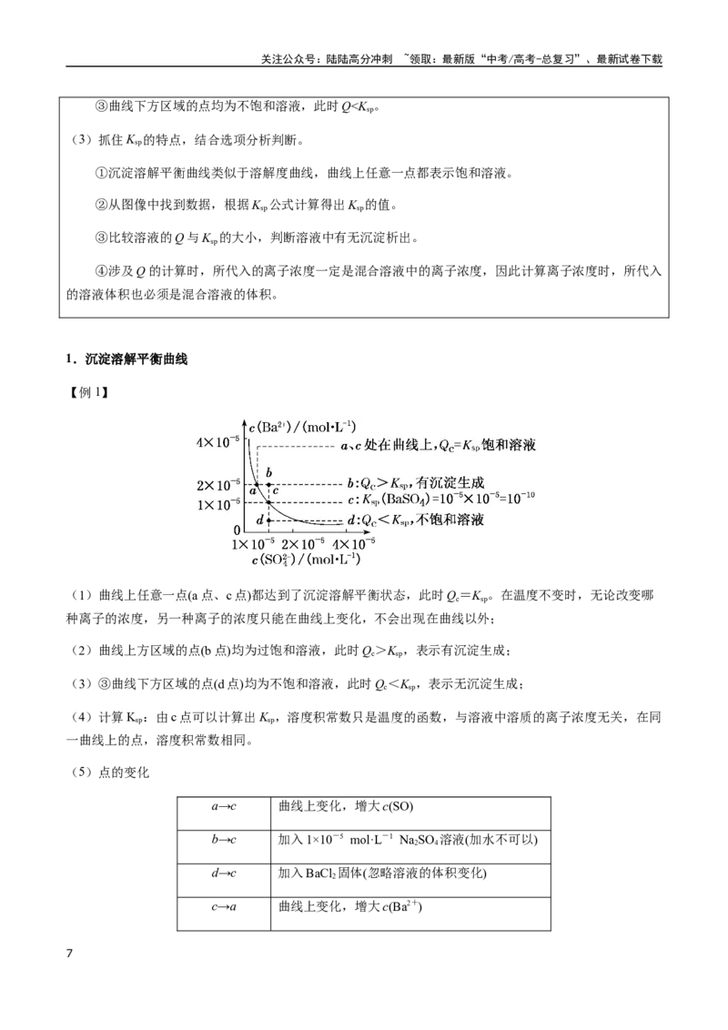 《考点52电解质溶液的图像分析（教师版）（新教材新高考）_05-化学-高考总复习_一轮复习_2025年_2025年高考化学一轮·考点讲义练习复习讲义（新教材新高考）_资料》第7页预览