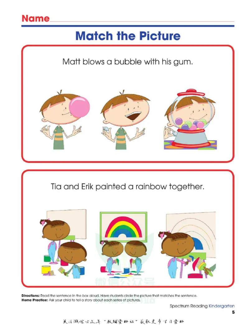 《SpectrumReadingWorkbookGK_小初高学习资料合集（每天更新）_国外原版英文教辅汇总_SpectrumReadingWorkbook》第9页预览