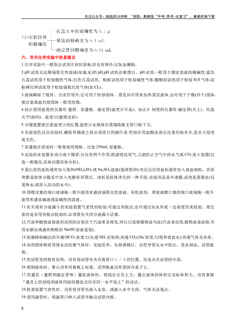 《通关12化学实验综合（教师版）（新高考专用）_05-化学-高考总复习_专项复习_2025年_2025年高考化学抢分秘籍（新高考专用）_2024版_第二部分命题热点通关》第9页预览