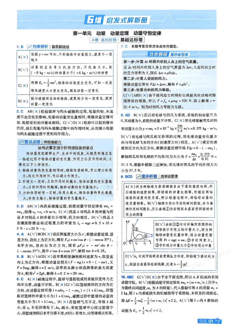 《2026《天星单元双测卷》物理选修1解析册_2026天星单元双测卷（语数英物选修1）_2026天星单元双测卷物理选修1》第3页预览