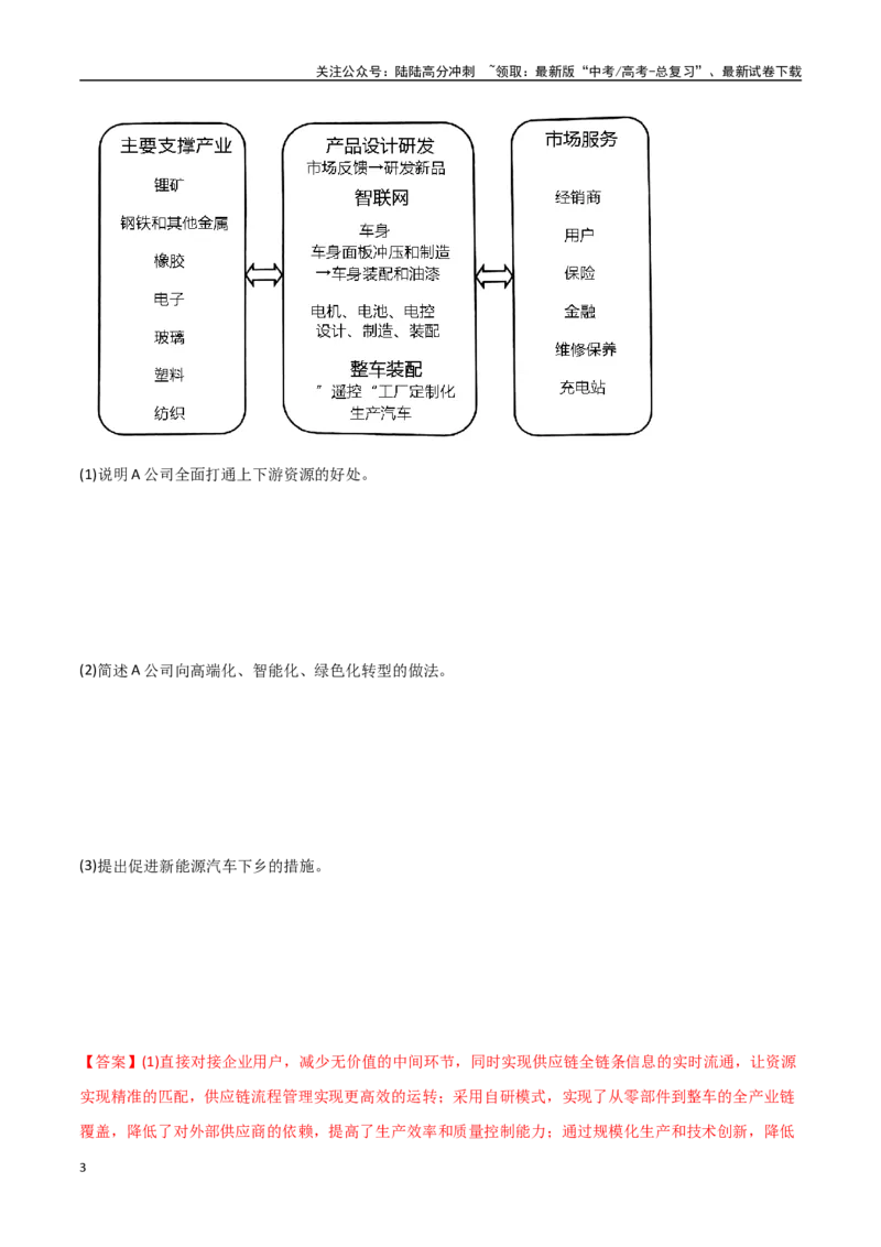 《专题16工业区位因素及其变化（高频非选择题50题）-（全国通用）（解析版）_07-地理-高考总复习_一轮复习_2024年_2024年高考地理一轮题型突破训练（全国通用）_资料_1-资料》第3页预览