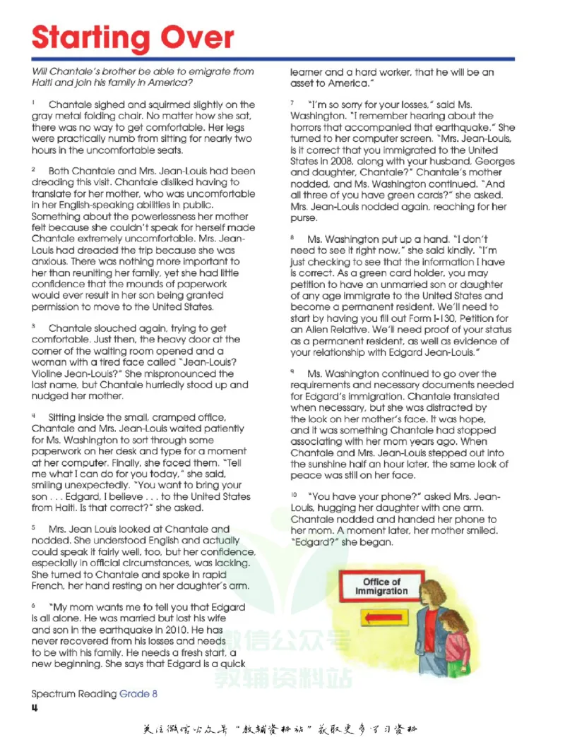 《SpectrumReadingWorkbookG8_小初高学习资料合集（每天更新）_国外原版英文教辅汇总_SpectrumReadingWorkbook》第8页预览