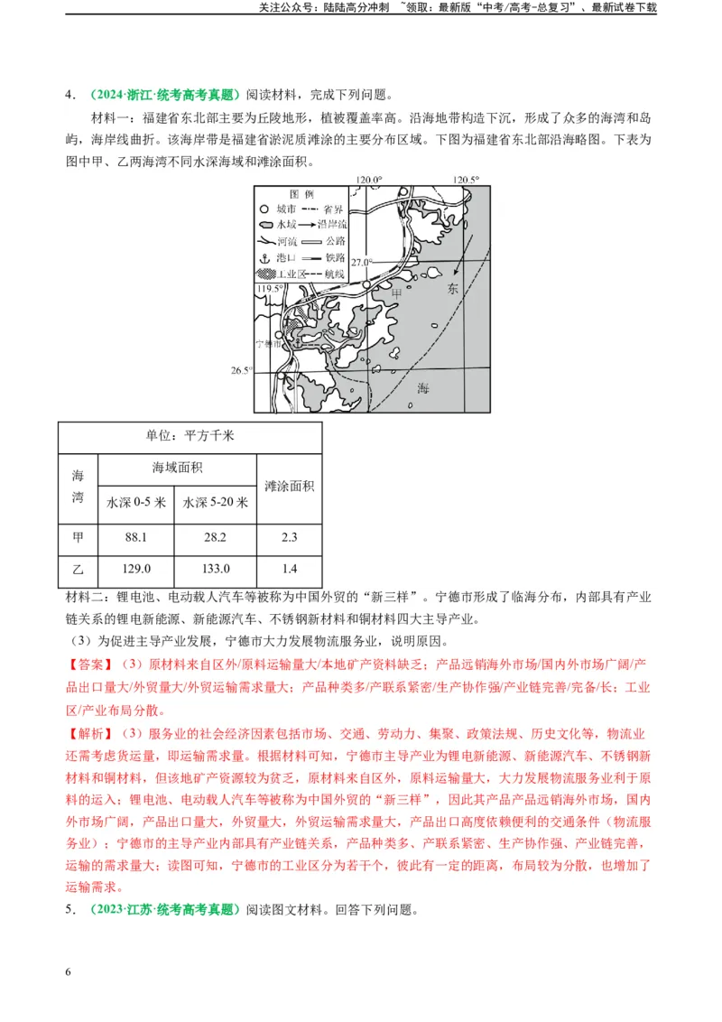 《专题25服务业区位及发展分析的解题思维（解析版）_07-地理-高考总复习_二轮复习_2024年_2024高考地理二轮复习热点题型归纳与变式演练解题电子版_资料》第6页预览