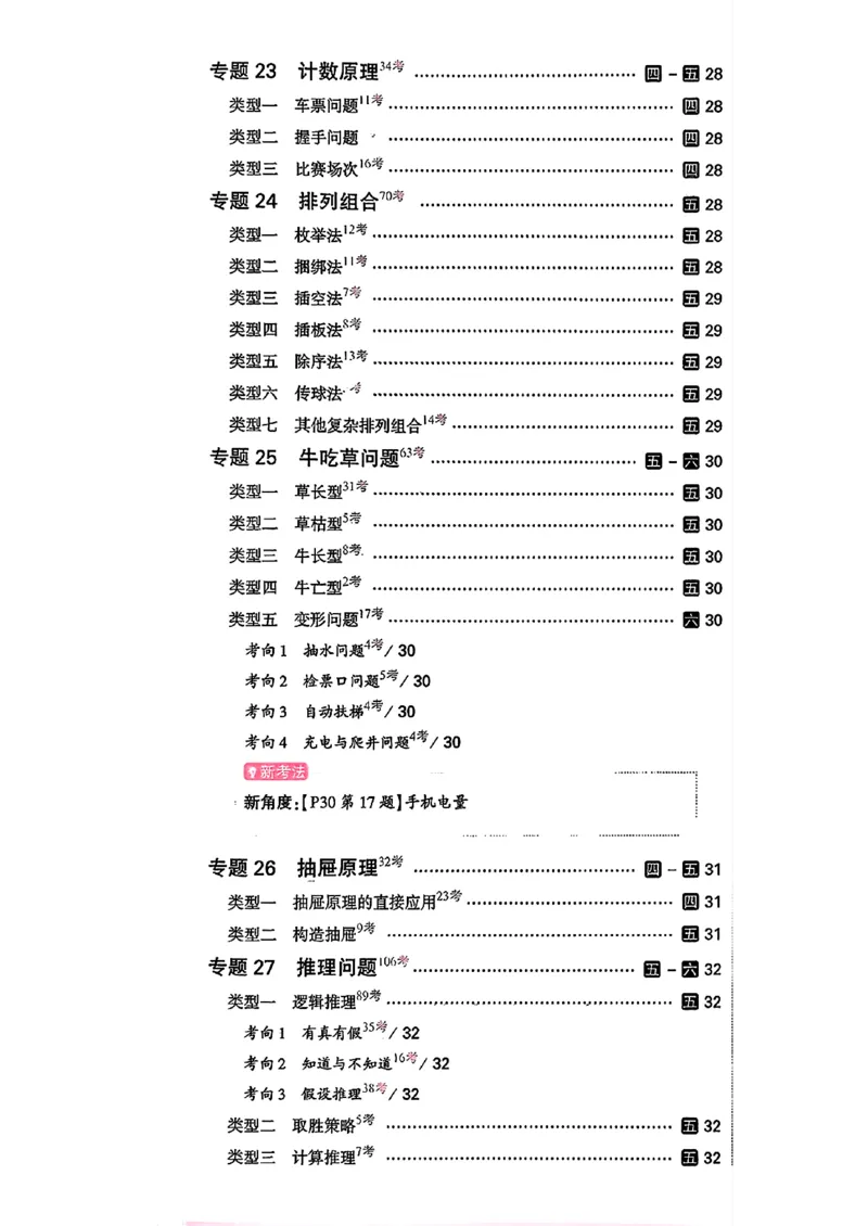 《数学主书a4_2027小白鸥小升初分类真题_分类卷_2027小白鸥分类卷数学a4》第10页预览