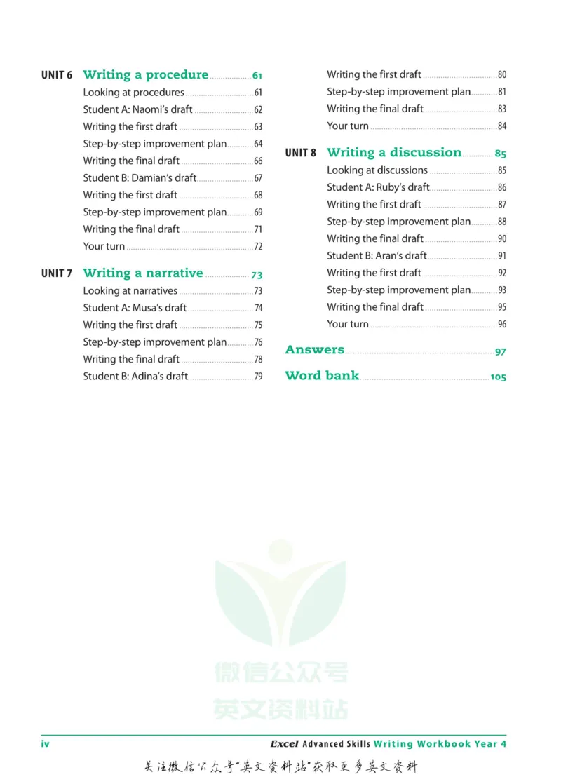 《Writing-Workbook-Year-4_小初高学习资料合集（每天更新）_国外原版英文教辅汇总_澳大利亚写作练习册WritingWorkbook六册》第5页预览