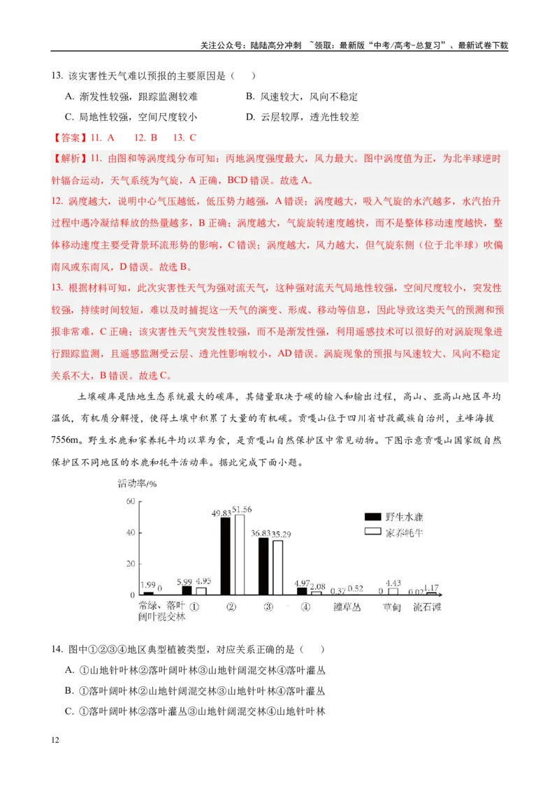 《信息必刷卷03（黑吉辽蒙专用）（教师版）_07-地理-高考总复习_专项复习_2025年_2025年高考考前必刷题（多地区）地理_2025年高考地理考前必刷卷（黑吉辽蒙专用）2套》第6页预览