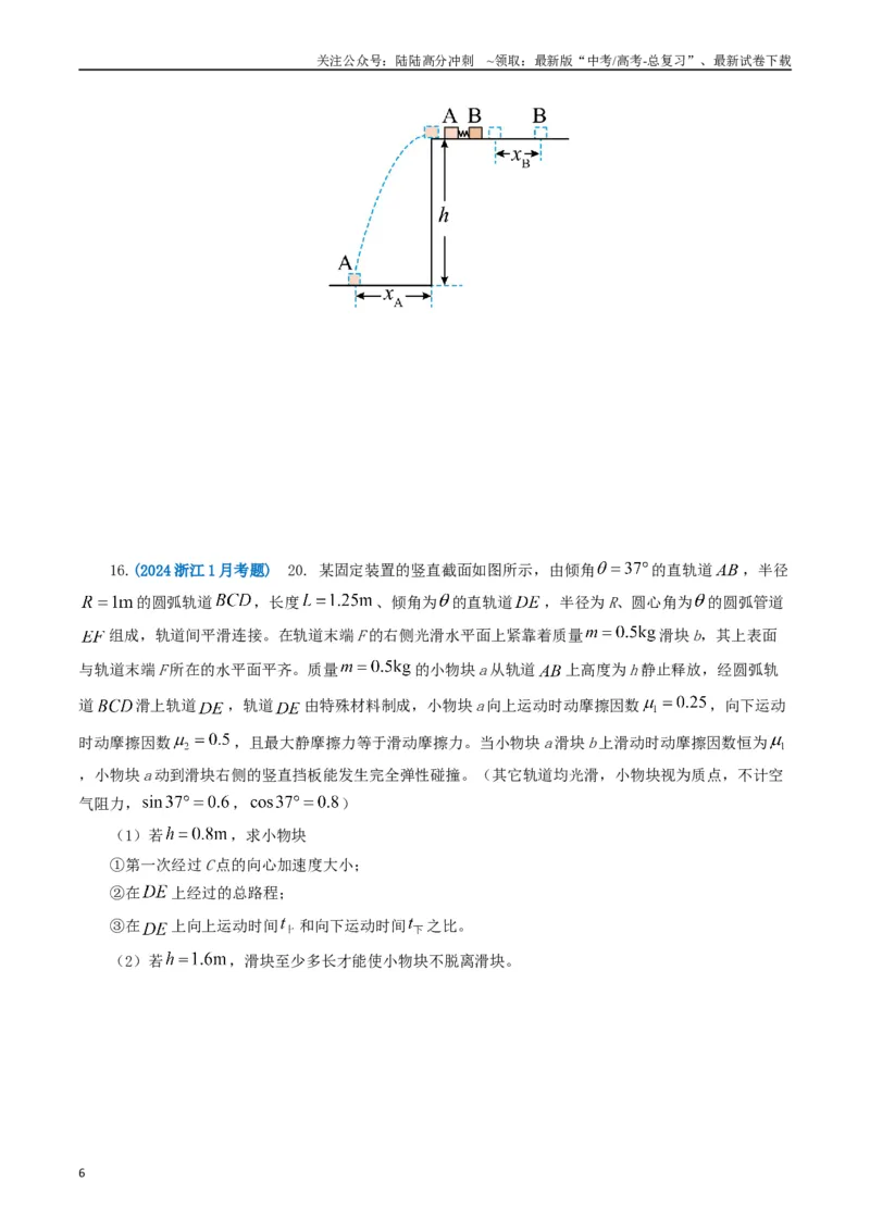 《专题06机械能（学生版）(1)_04-物理-高考总复习_专项复习_2025年_2025年高考真题和模拟题物理分类汇编（全国通用）》第6页预览
