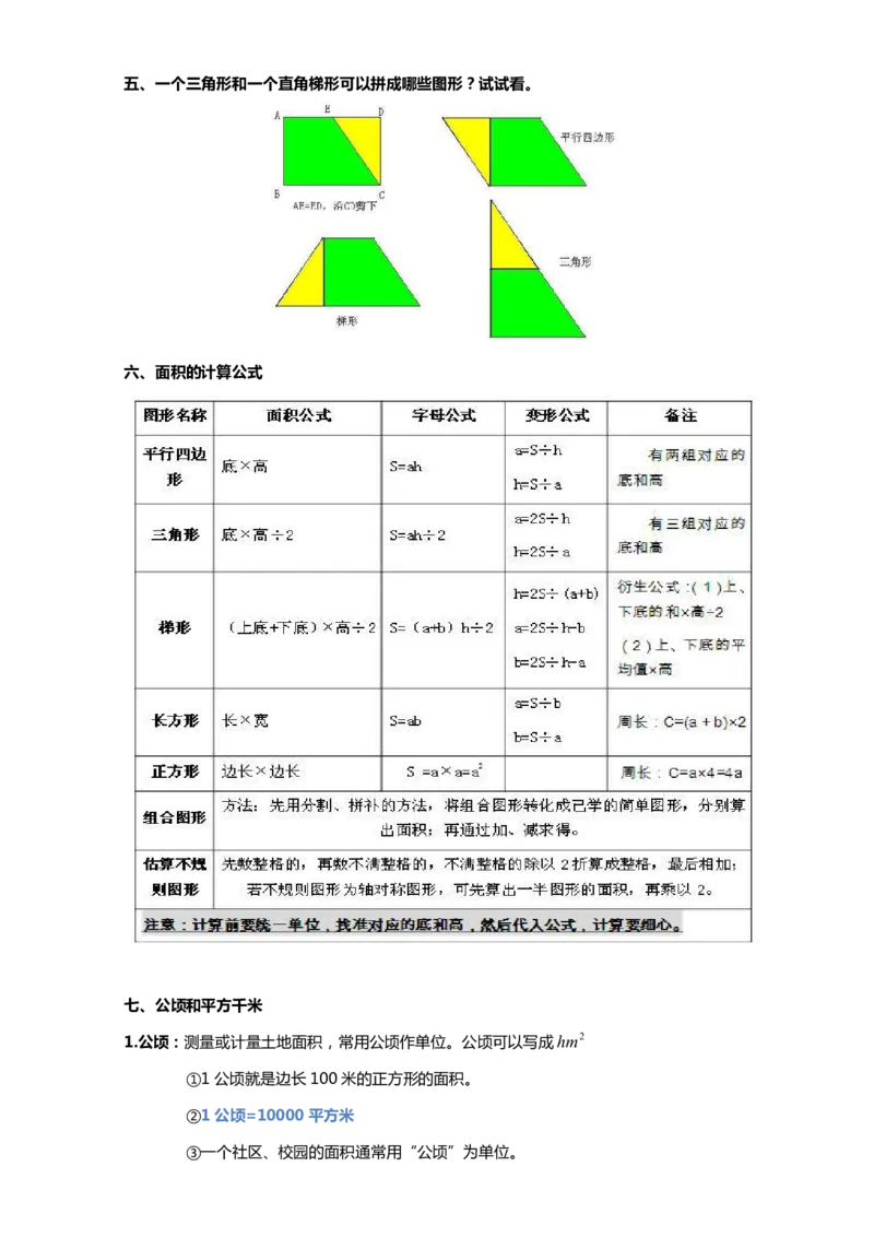 《五（上）数学（苏教版）知识点汇总预习_小学1-6年级全科全套_1-6年级全科上册_五年级_五年级上数学_A五年级数学（苏教版）》第6页预览