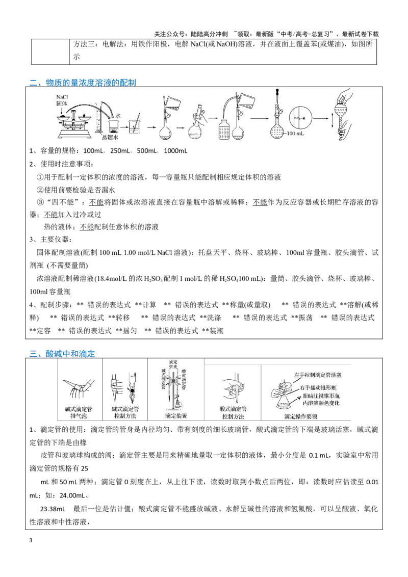 《题型02实验操作与装置的正误判断-（学生版）-16页_05-化学-高考总复习_专项复习_2025年_2025年高考化学实验常考题型突破_资料》第3页预览