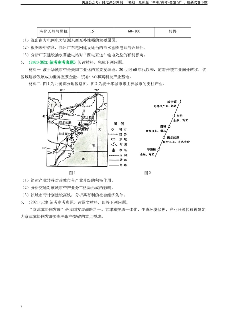 《专题28区域联系和协调发展的主观题解题思维（原卷版）_07-地理-高考总复习_二轮复习_2024年_2024高考地理二轮复习热点题型归纳与变式演练解题电子版_资料》第7页预览