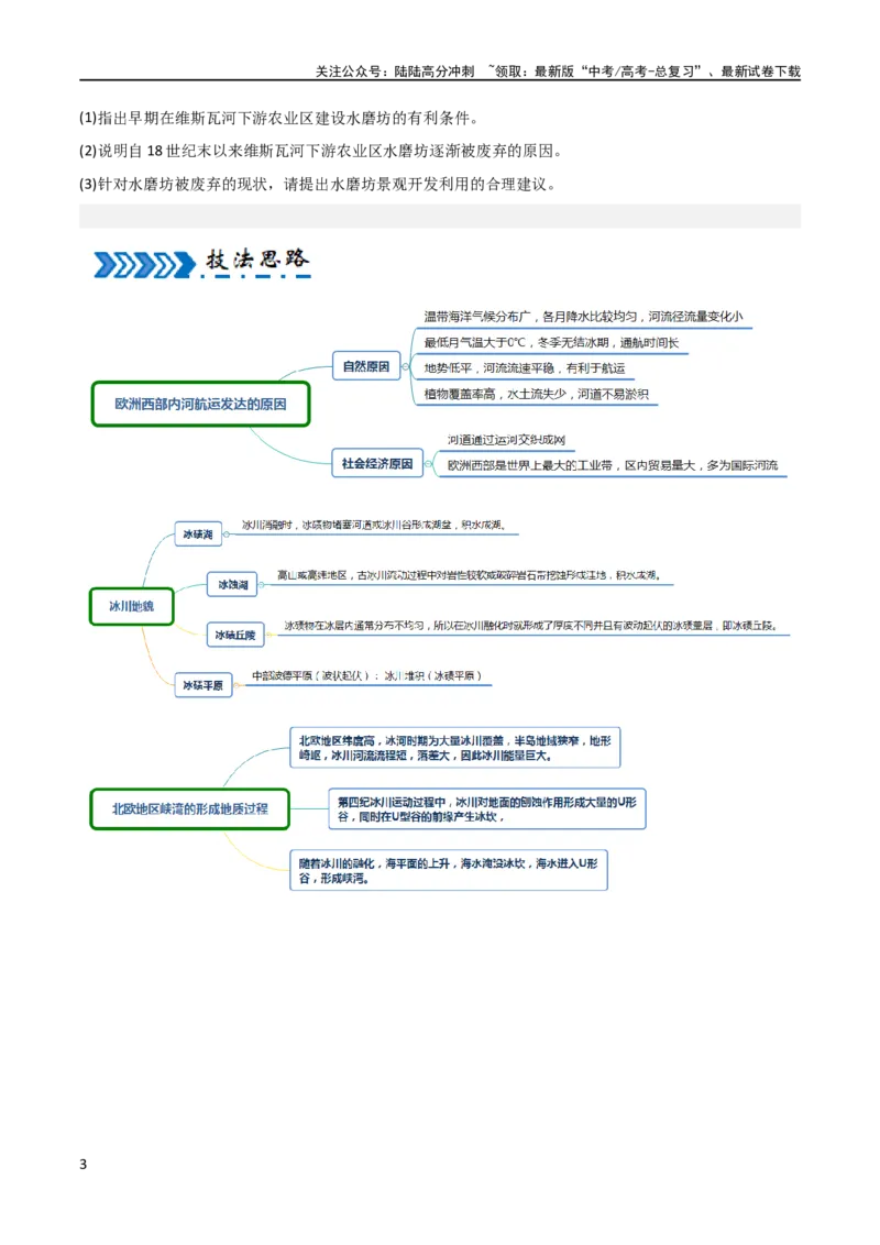 《区域突破世界地理（6大热点区域）（原卷版）_07-地理-高考总复习_专项复习_2024年_2024年新高考地理大题突破限时集训大题专题精做_资料》第3页预览