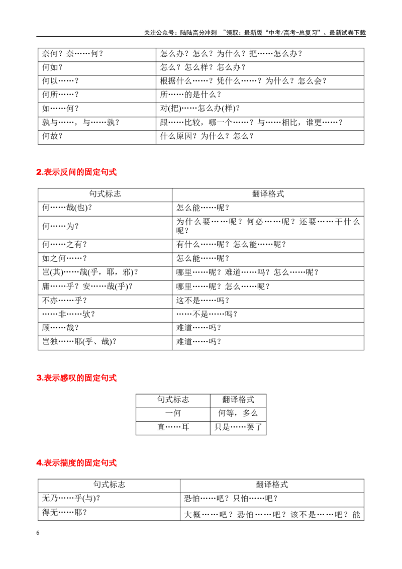 《专题12：文言句式（教师版）_一轮复习_2025年_2025年高考语文一轮复习知识清单（全国通用）》第6页预览