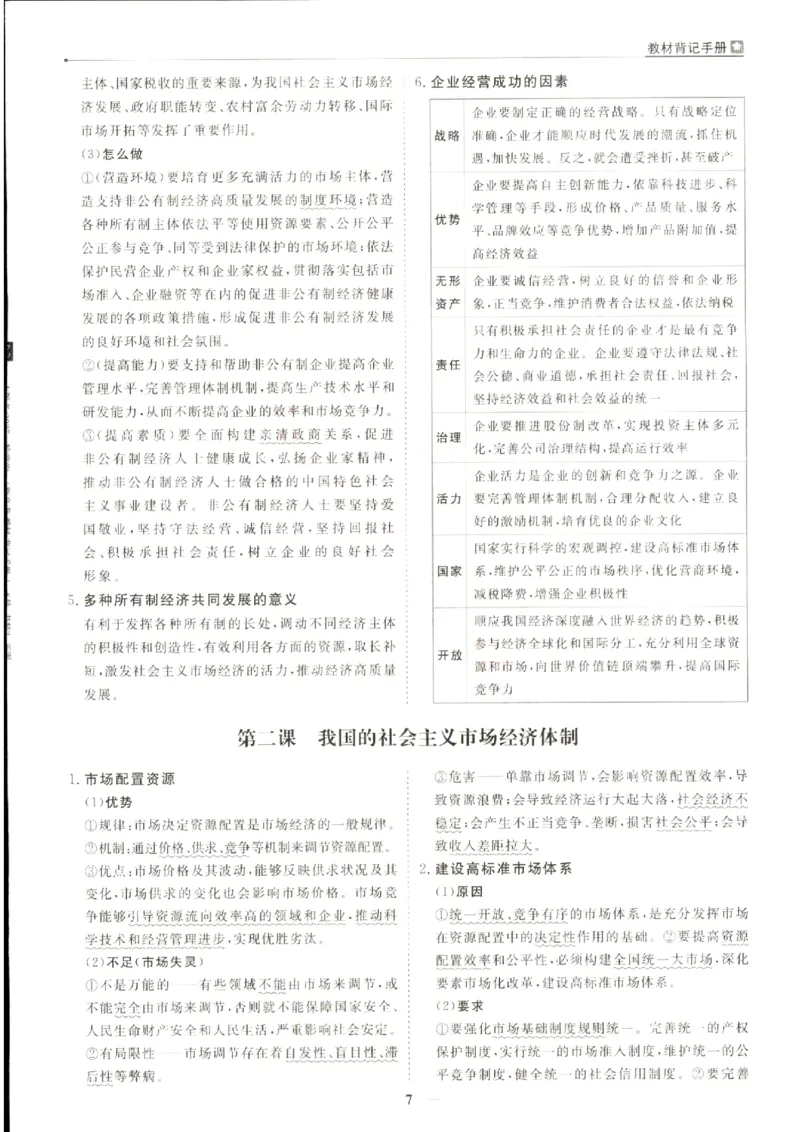 《优化方案-高考总复习-政治(新高考)-教材背记手册_小初高学习资料合集（每天更新）_2027版《优化方案》高考总复习》第9页预览