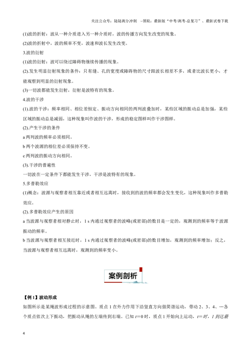 《专题07波动模型（学生版）_04-物理-高考总复习_专项复习_2025年_2025年高中高考物理模型与方法_资料_3高中（全册）_选择性必修第一册》第4页预览