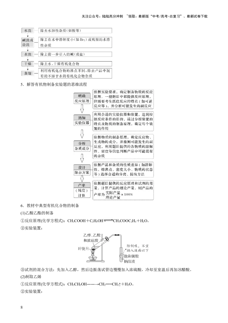 《第35讲化学综合实验（讲义）（原卷版）_05-化学-高考总复习_一轮复习_2024年_2024年高考化学一轮复习讲练测(课件+讲义+练习)（新高考）_讲义+练习》第8页预览