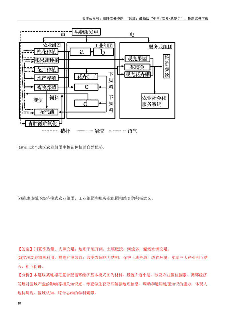 《专题19环境与发展（高频非选择题50题）-（全国通用）（解析版）_07-地理-高考总复习_一轮复习_2024年_2024年高考地理一轮题型突破训练（全国通用）_资料_1-资料》第10页预览