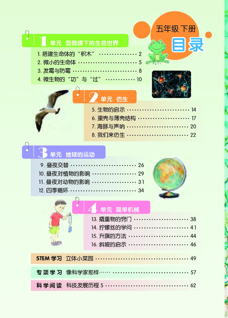 《[D]苏教版科学五下压缩_小学1-6年级全科全套_2025更新专题（含教材）_寒假预复习必备资料2024新版小学教材电子版_小学科学_苏教版（无水印）》第5页预览