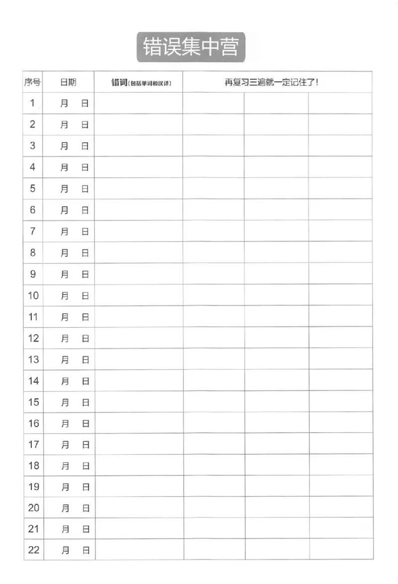 《《易蓓默写100》小学英语词汇-英语4年级上册（PEP）_小初高学习资料合集（每天更新）_易蓓默写100小学英语词汇》第5页预览
