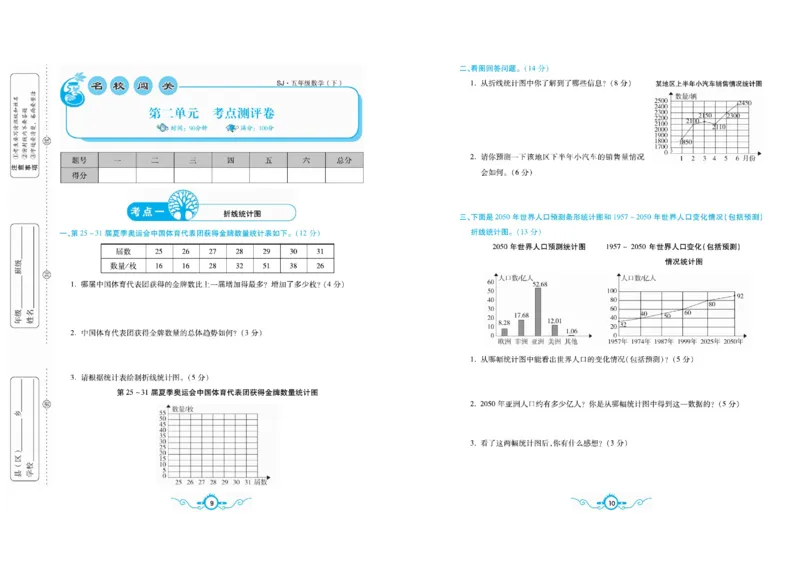 《《名校闯关梳理卷》5.名校闯关梳理卷数学5年级下SJ（学用）_小学1-6年级全科全套_1-6年级全科下册_五年级_五年级下数学_数学五下苏教版(1)》第6页预览