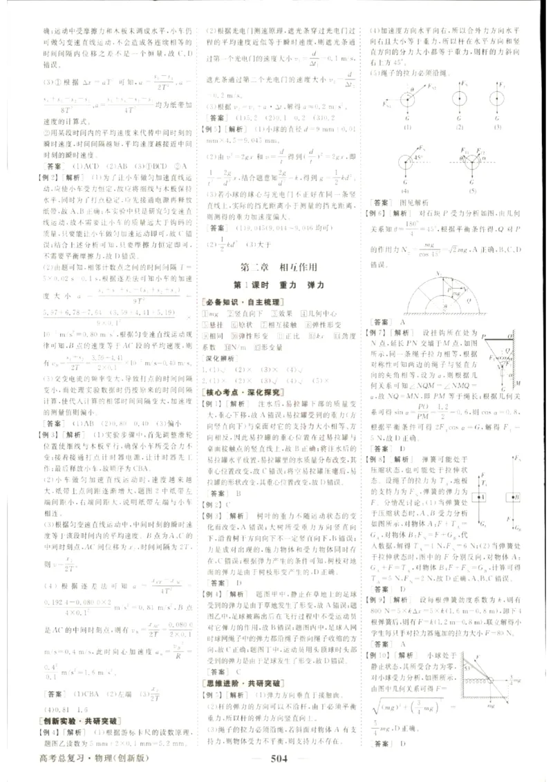 《优化方案-高考总复习-物理(创新版)-参考答案_小初高学习资料合集（每天更新）_2027版《优化方案》高考总复习》第6页预览