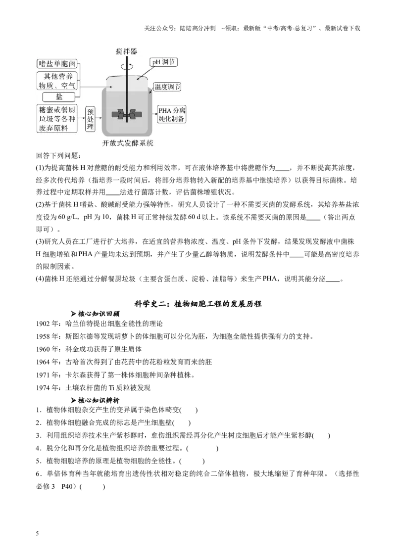 《专题09生物技术与工程相关科学史（原卷版）_06-生物-高考总复习_专项复习_2024年_2024年高考生物教材实验梳理与突破实验攻略全国用_资料》第5页预览