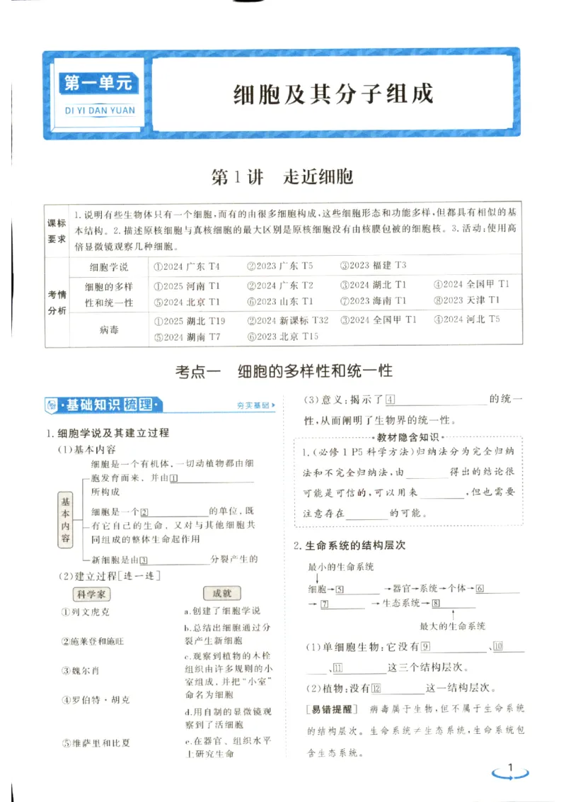 《优化方案-高考总复习-生物(新高考)_小初高学习资料合集（每天更新）_2027版《优化方案》高考总复习》第7页预览