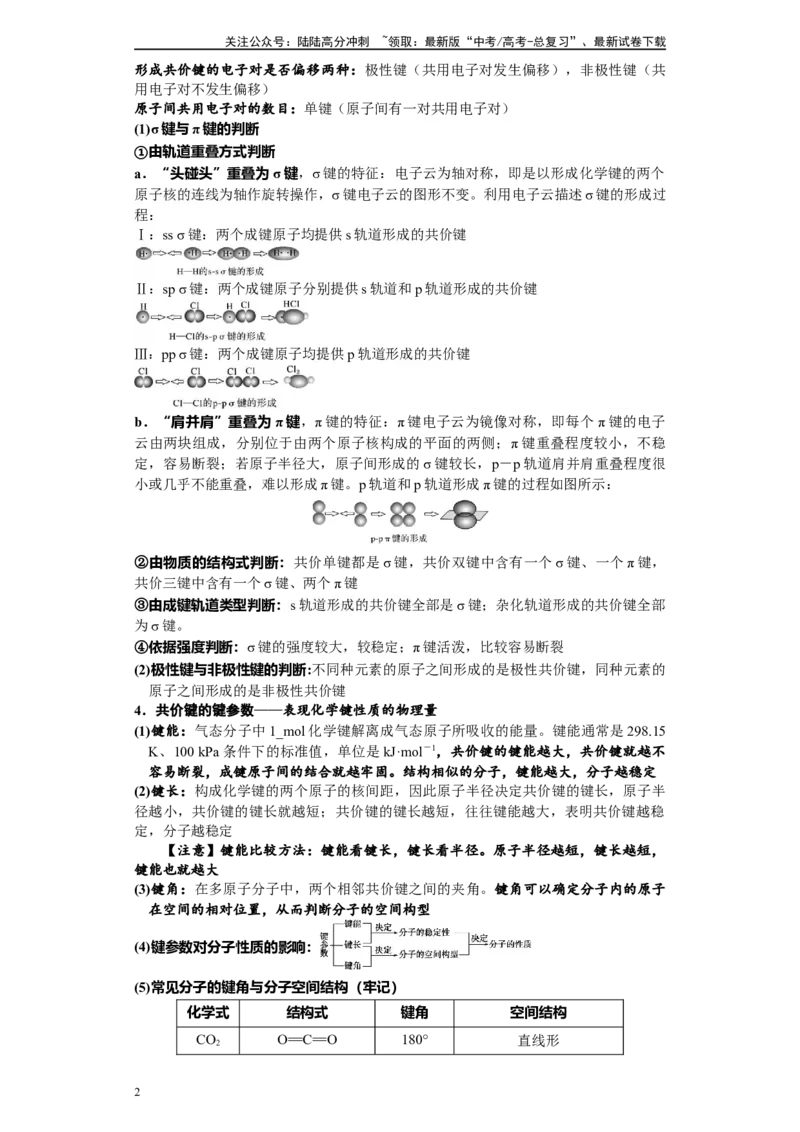 《第27讲化学键与电子式-（学生版）_05-化学-高考总复习_一轮复习_2024年_2024年高考化学精准一轮复习讲义_资料》第2页预览