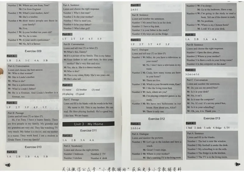 《听霸小学英语听力128篇三年级答案_小初高学习资料合集（每天更新）_听霸（小学英语听力128篇）》第4页预览
