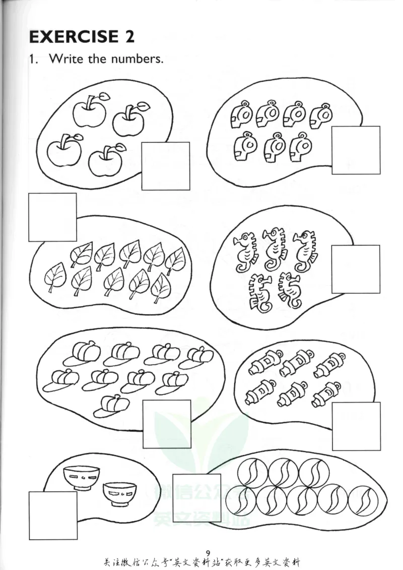 《新加坡PrimaryMathematics1AWorkbook_小初高学习资料合集（每天更新）_国外原版英文教辅汇总_新加坡小学数学PrimaryMathematics》第9页预览