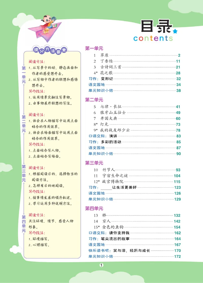 《《点拨》6年级语文上册人教版_小学1-6年级全科全套_1-6年级全科上册_六年级_语文_语文六上课前预习》第6页预览