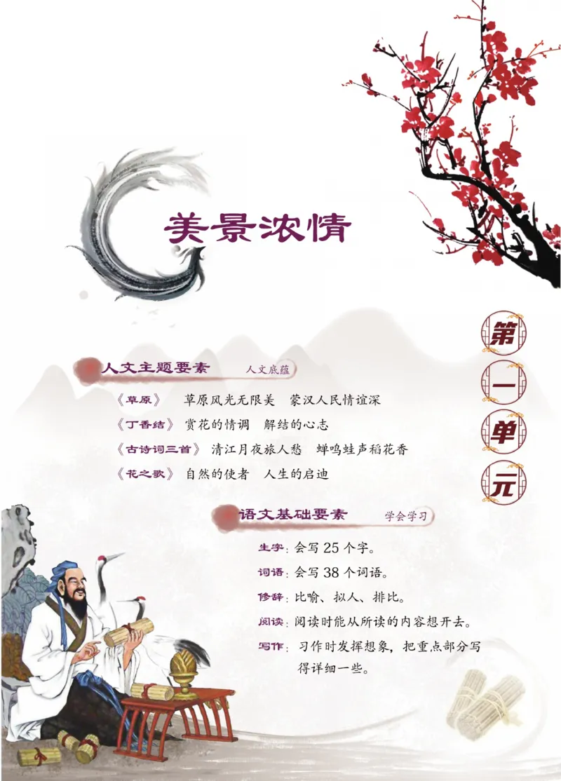 《《点拨》6年级语文上册人教版_小学1-6年级全科全套_1-6年级全科上册_六年级_语文_语文六上课前预习》第9页预览