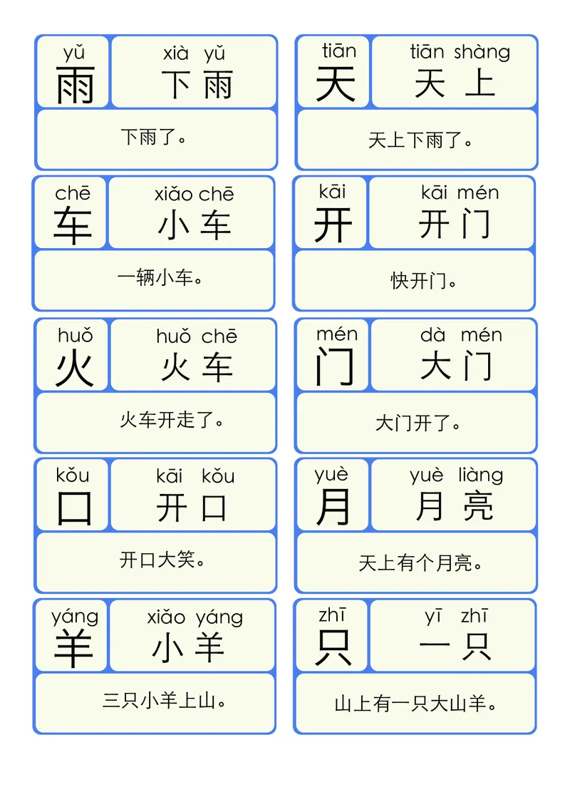 《幼小衔接洪恩识字拼音_小学1-6年级全科全套_1-6年级全科上册_一年级_幼小衔接暑假作业_幼小衔接语文_幼小衔接识字篇》第2页预览
