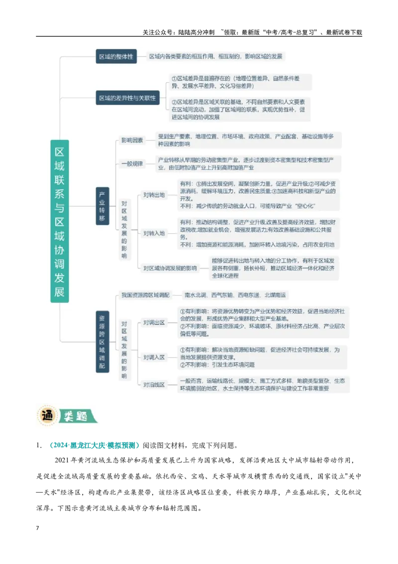 《大题12区域发展问题分析（3大热点角度）（学生版）（黑吉辽蒙专用）_07-地理-高考总复习_专项复习_2025年_2025年高考地理大题突破+限时集训（黑吉辽蒙专用）》第7页预览