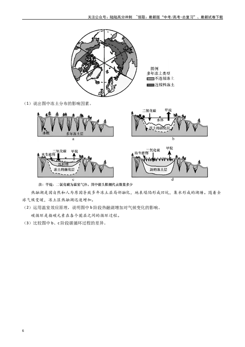 《押题02全球气候变化-（原卷版）_07-地理-高考总复习_专项复习_2024年_2024年高考地理大题考前押题预测押大题综合题全国通用_2023-2024年高考地理之考前押大题（通用版）18份》第6页预览