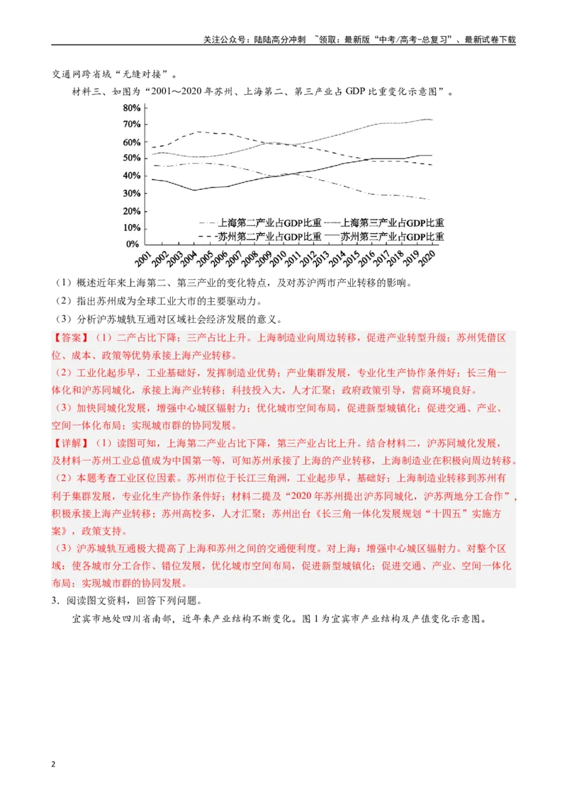 《押大题08城镇变化与区域发展-（解析版）_07-地理-高考总复习_专项复习_2024年_2024年高考地理大题考前押题预测押大题综合题全国通用_2024-2025年高考地理之考前押大题（通用版）18份》第2页预览