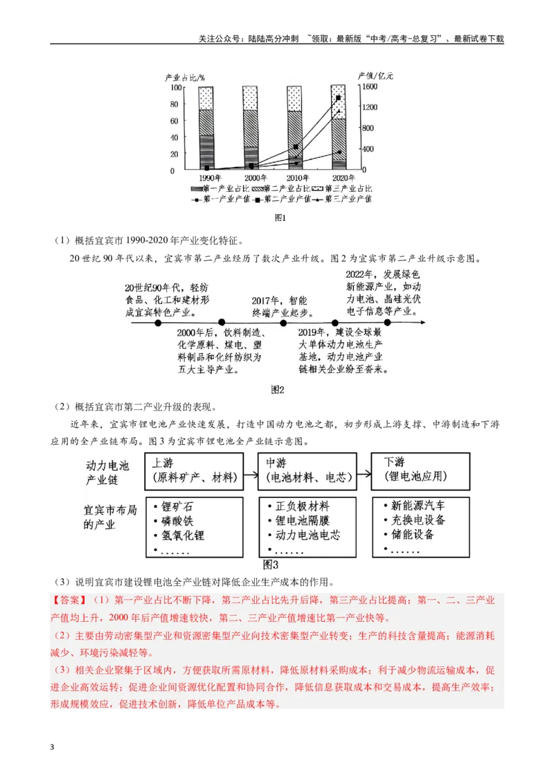 《押大题08城镇变化与区域发展-（解析版）_07-地理-高考总复习_专项复习_2024年_2024年高考地理大题考前押题预测押大题综合题全国通用_2024-2025年高考地理之考前押大题（通用版）18份》第3页预览