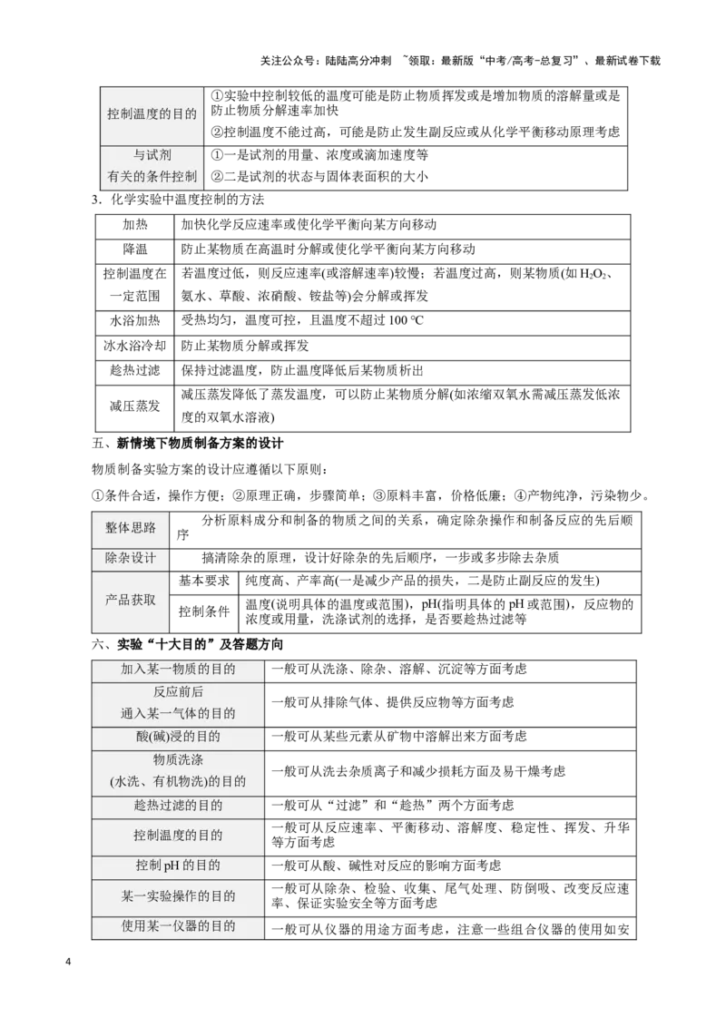 《题型四以无机物制备为载体的综合实验(解析版)_05-化学-高考总复习_专项复习_2024年_2024年高考化学答题技巧与模板构建》第4页预览